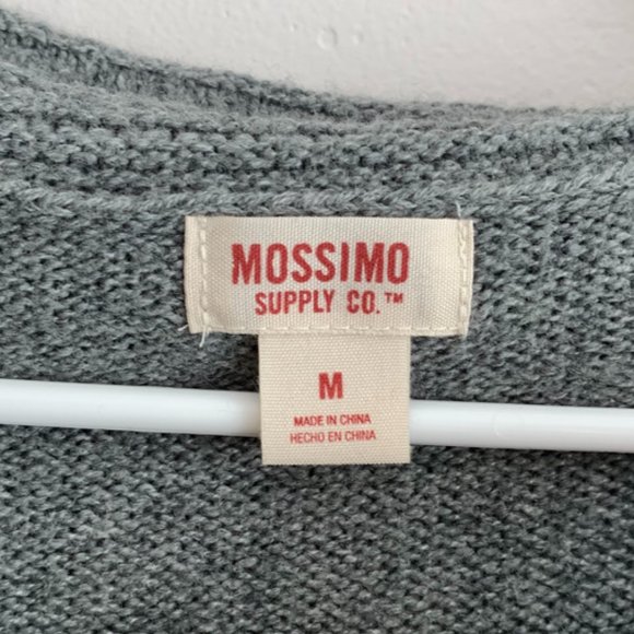 Mossimo Supply Co. Gray Off The Shoulder Sweater - Picture 3 of 5